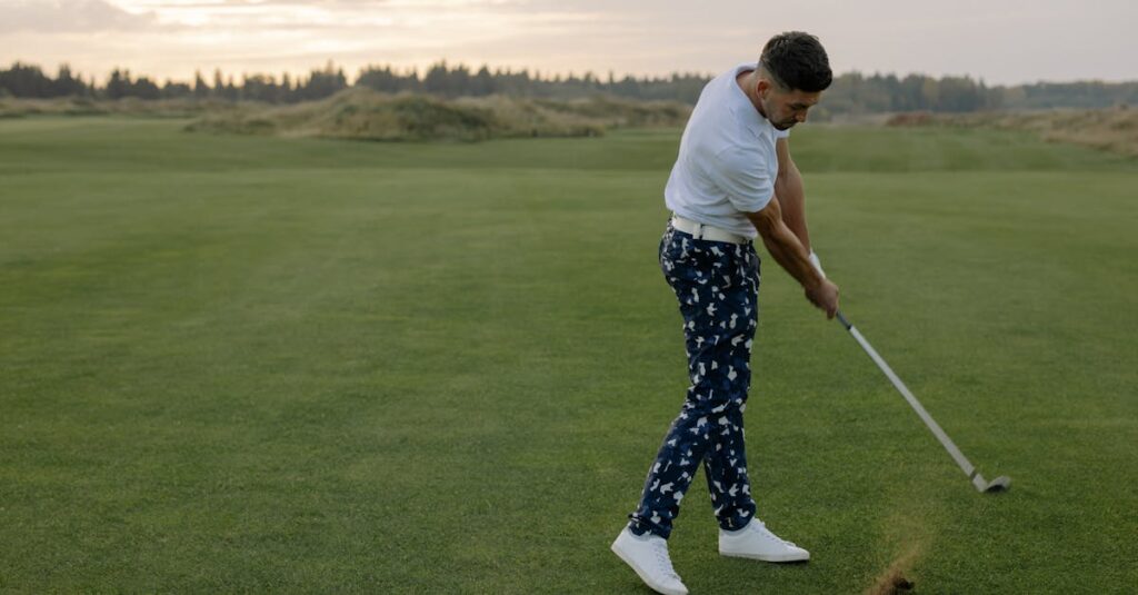 ゴルフスイングを練習しすぎて逆にフォームが崩れてしまっている状態